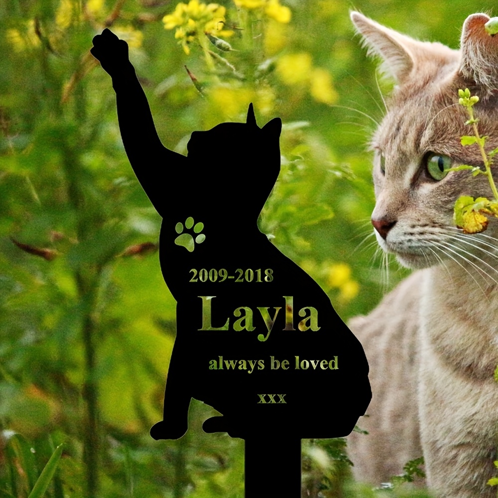 Farming And Agriculture - Custom Cat Memorial Stake, Cat Memorial