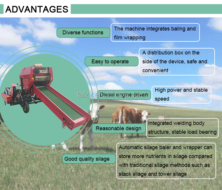 2026 SELL 2026 Full Automatic  - Silage Baler Machine 评论和价格