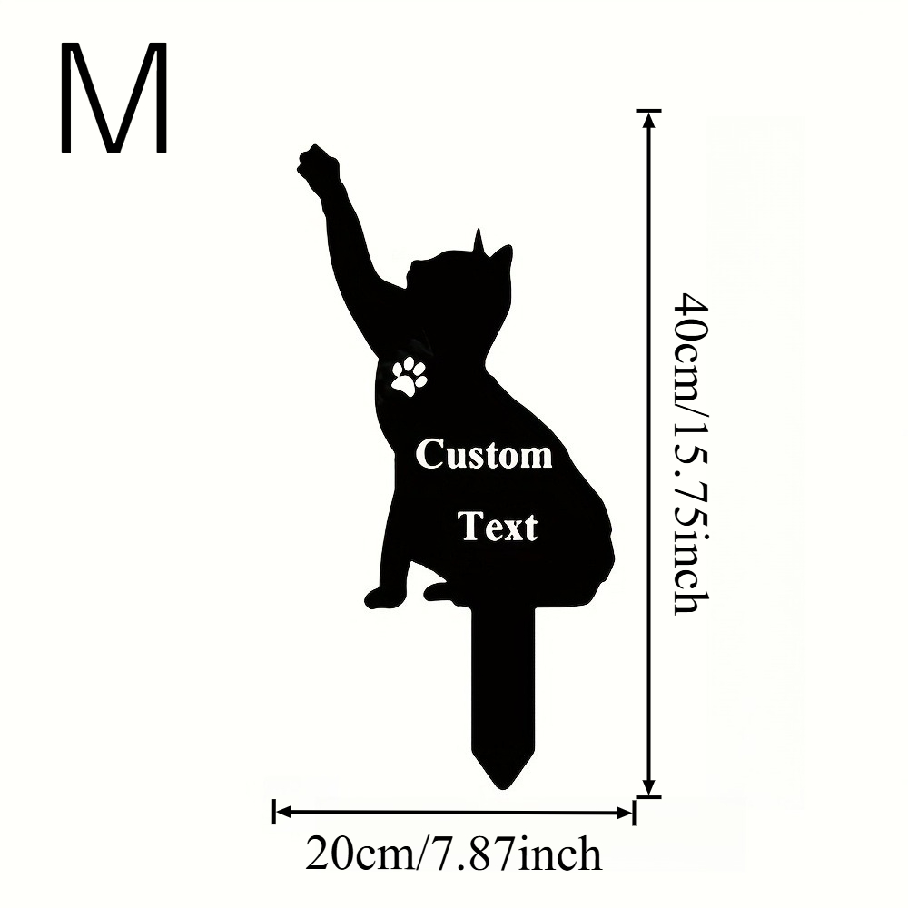 Custom Cat Memorial Stake, Cat - Farming And Agriculture 评论和价格