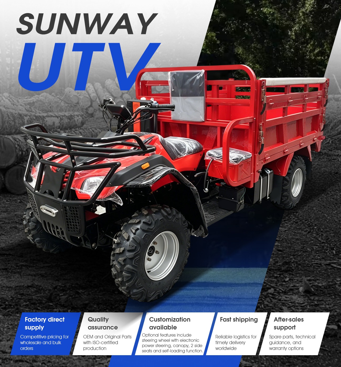 OEM 250cc Electric Start Farm  - Agriculture Farming Working 评论和价格