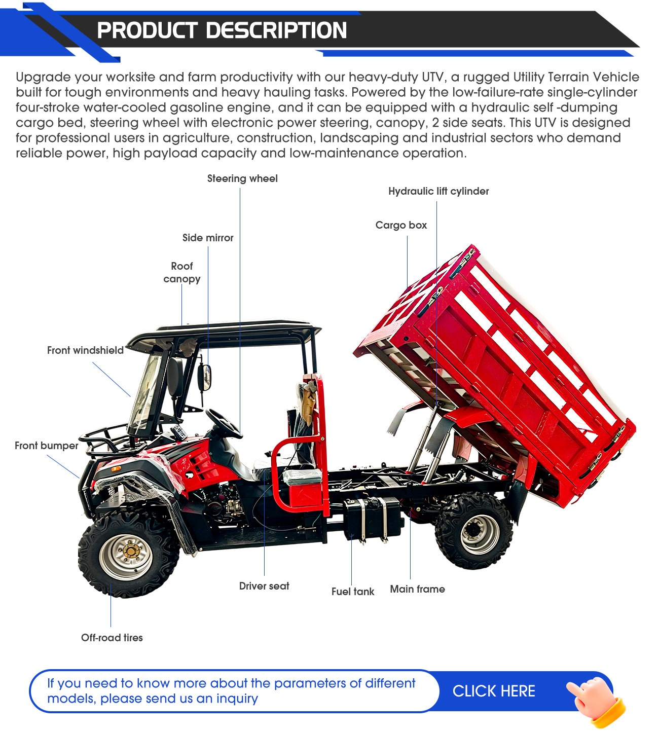 OEM 250cc Electric Start Farm  - Agriculture Farming Working 评论和价格