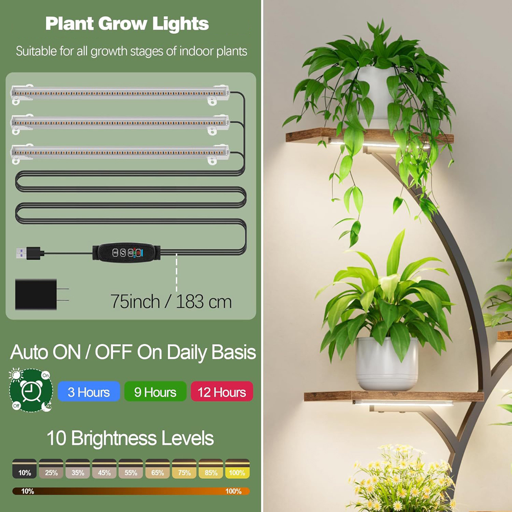 Indoor Led Plant Grow Light Wi - Plant Growth Regulator 评论和价格