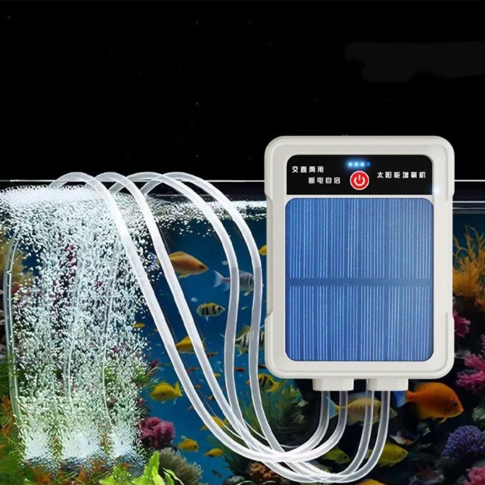 USB Rechargeable Solar Oxygen  - Fish Pond Aerator 评论和价格