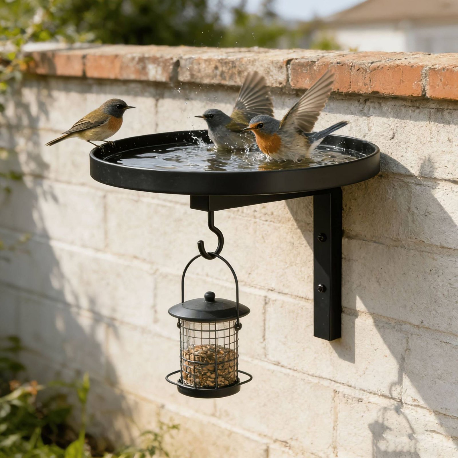 Wall Mounted Bird Bath Space S - Farming And Agriculture 评论和价格