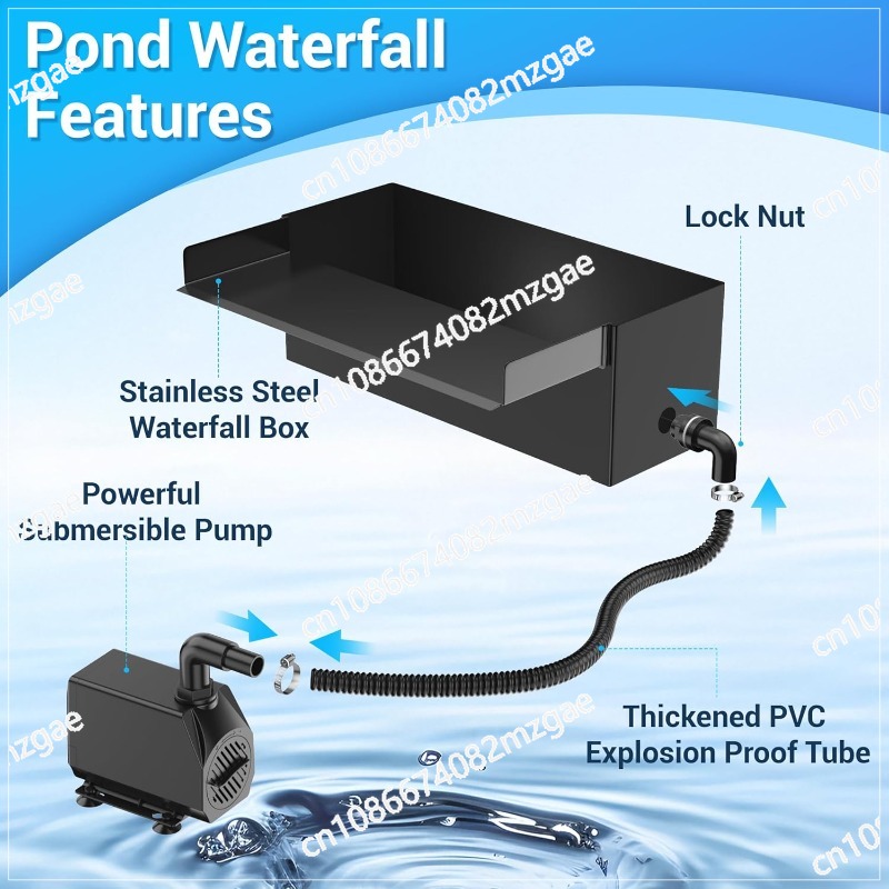 304 Stainless Steel Pond Bello - Fish Pond Aerator 评论和价格