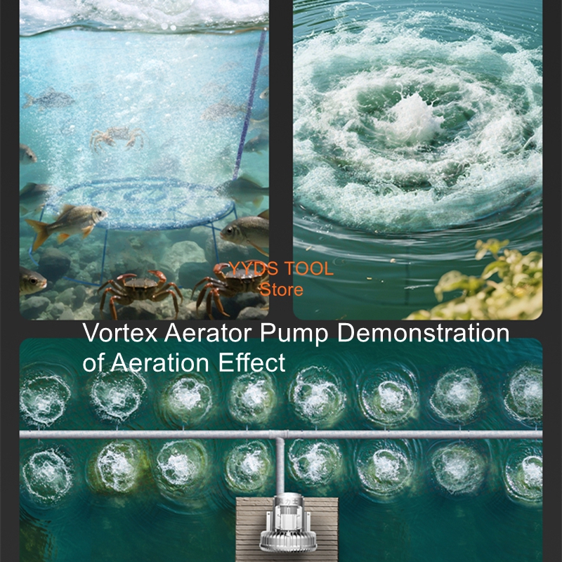 High-Power Vortex Aerator Pump - Fish Pond Aerator 评论和价格