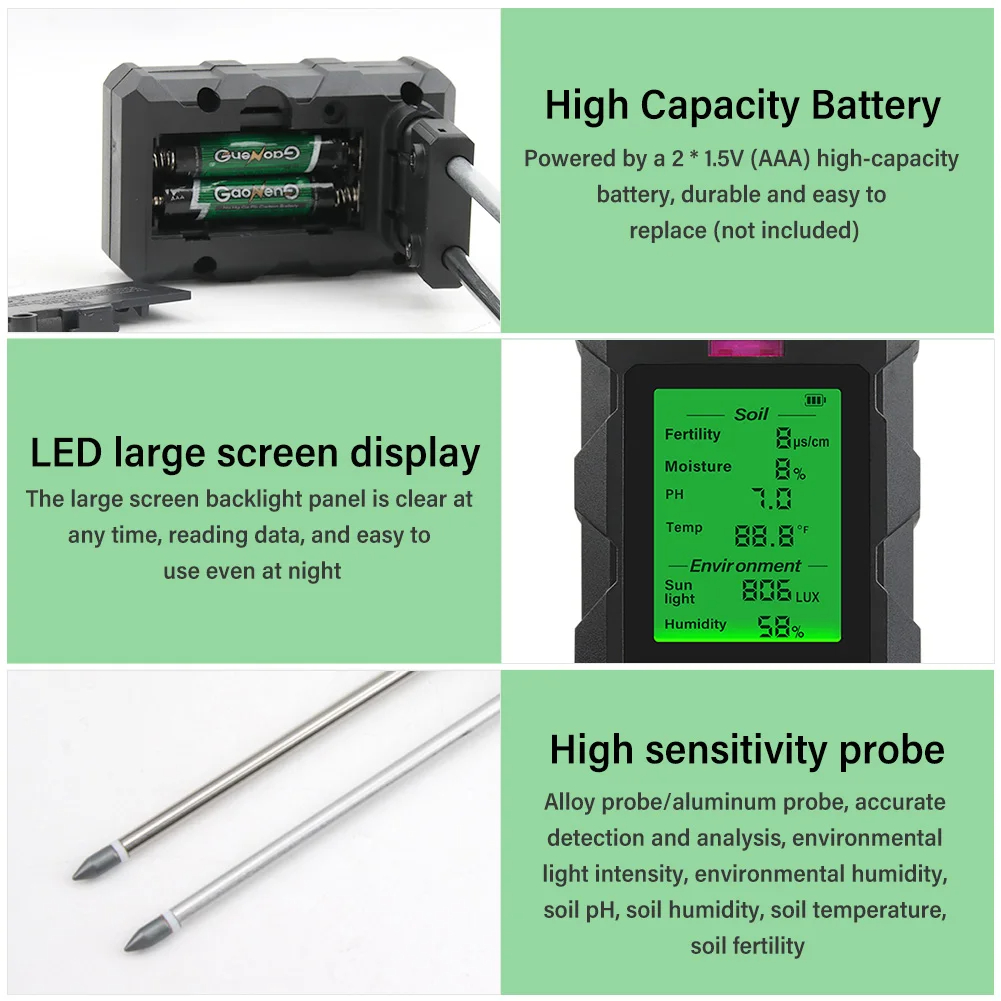 ST03 Six-in-One Soil Tester Mo - Plant Growth Regulator 评论和价格