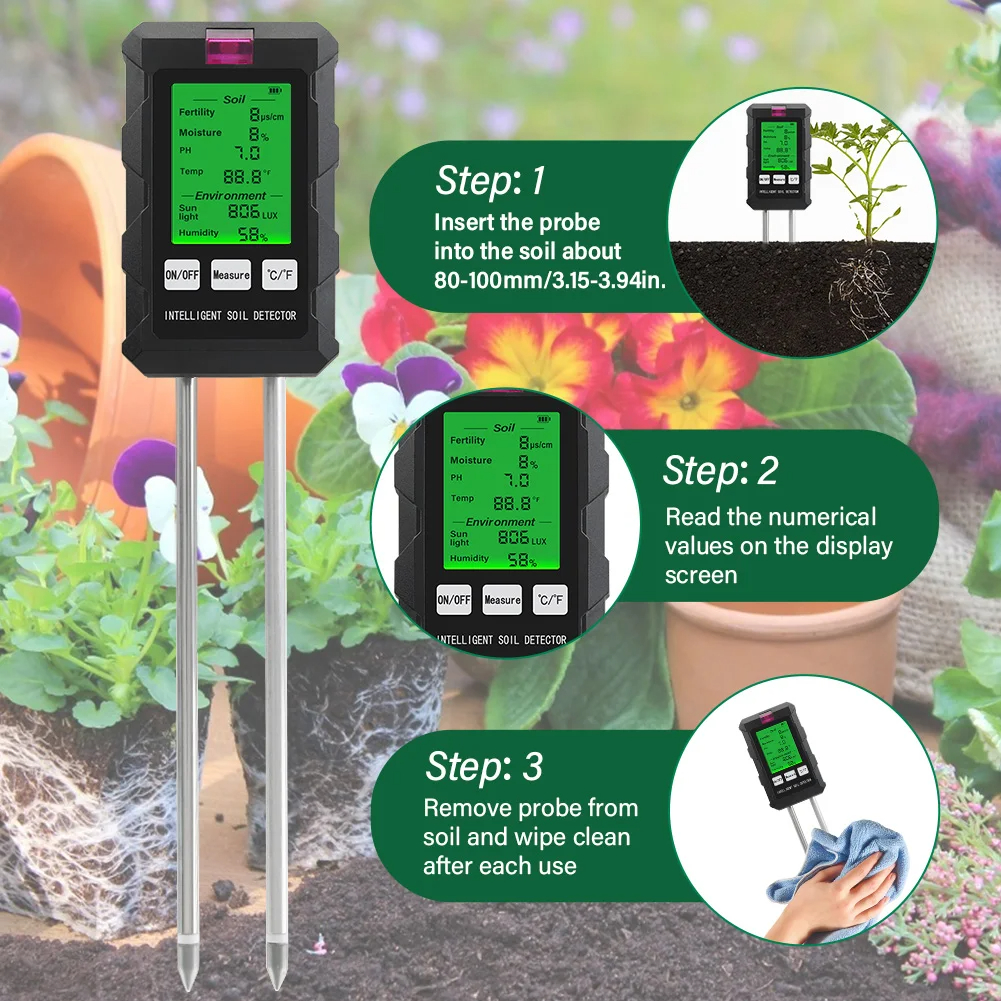 ST03 Six-in-One Soil Tester Mo - Plant Growth Regulator 评论和价格