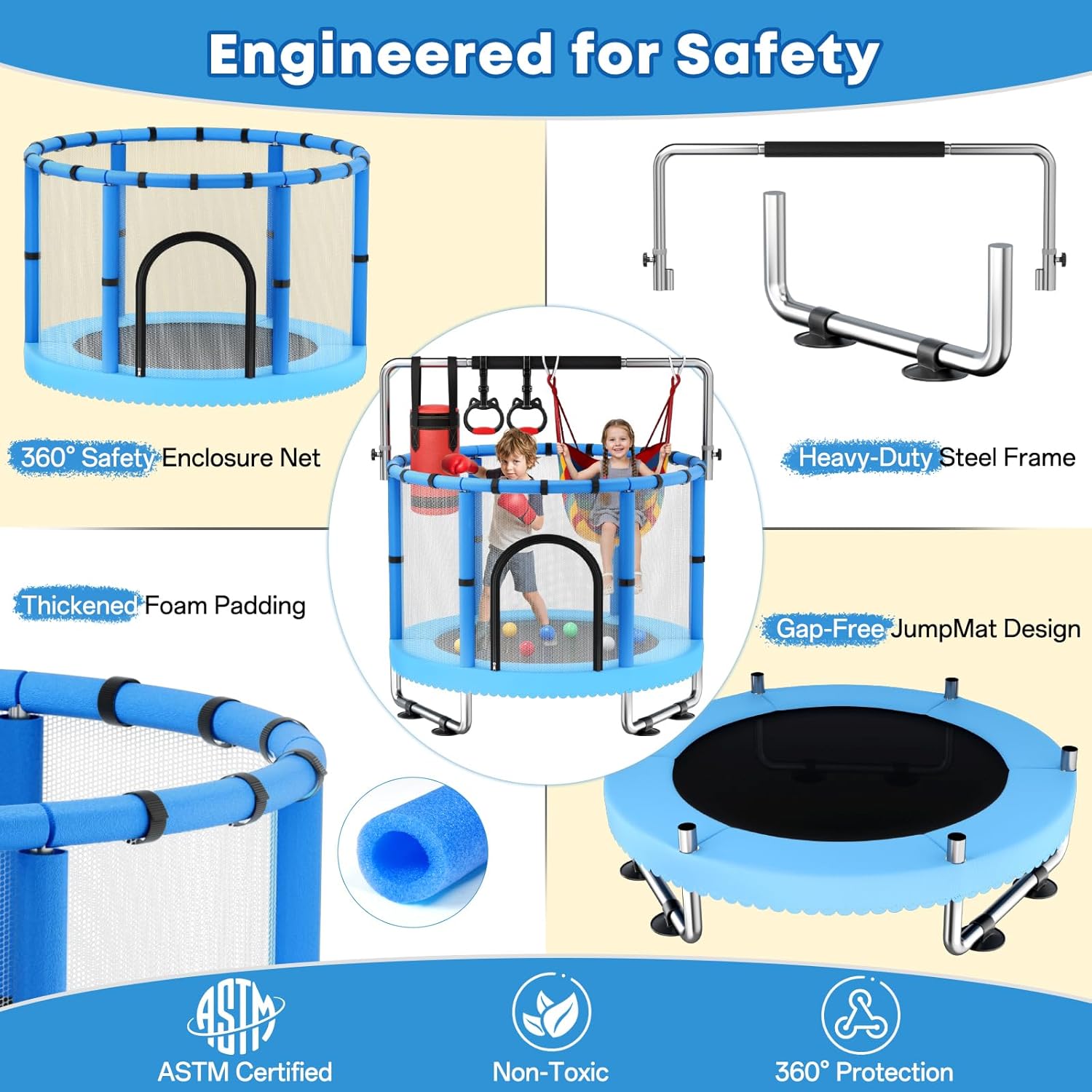 Toddler Trampoline,Trampoline  - Farming And Agriculture 评论和价格