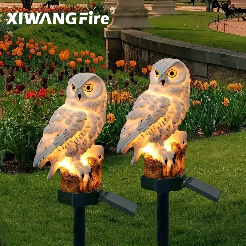 Solar Owl Statue Garden Light  - Farming And Agriculture 评论和价格