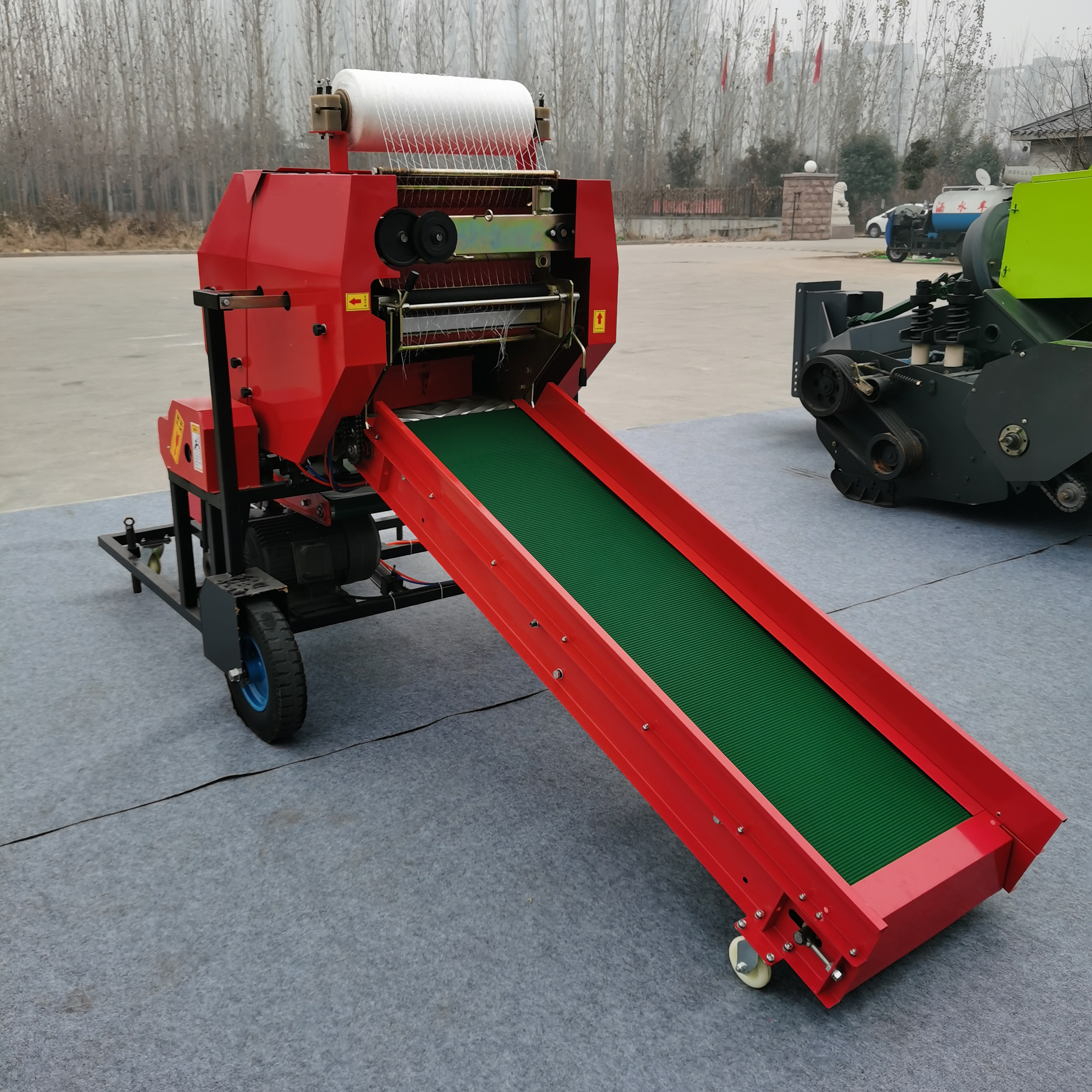Green Storage Corn Stalk Baler - Silage Baler Machine 评论和价格