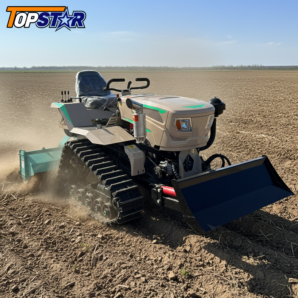 Agricultural Crawler Tractor 4 - Agriculture Farming Working 评论和价格