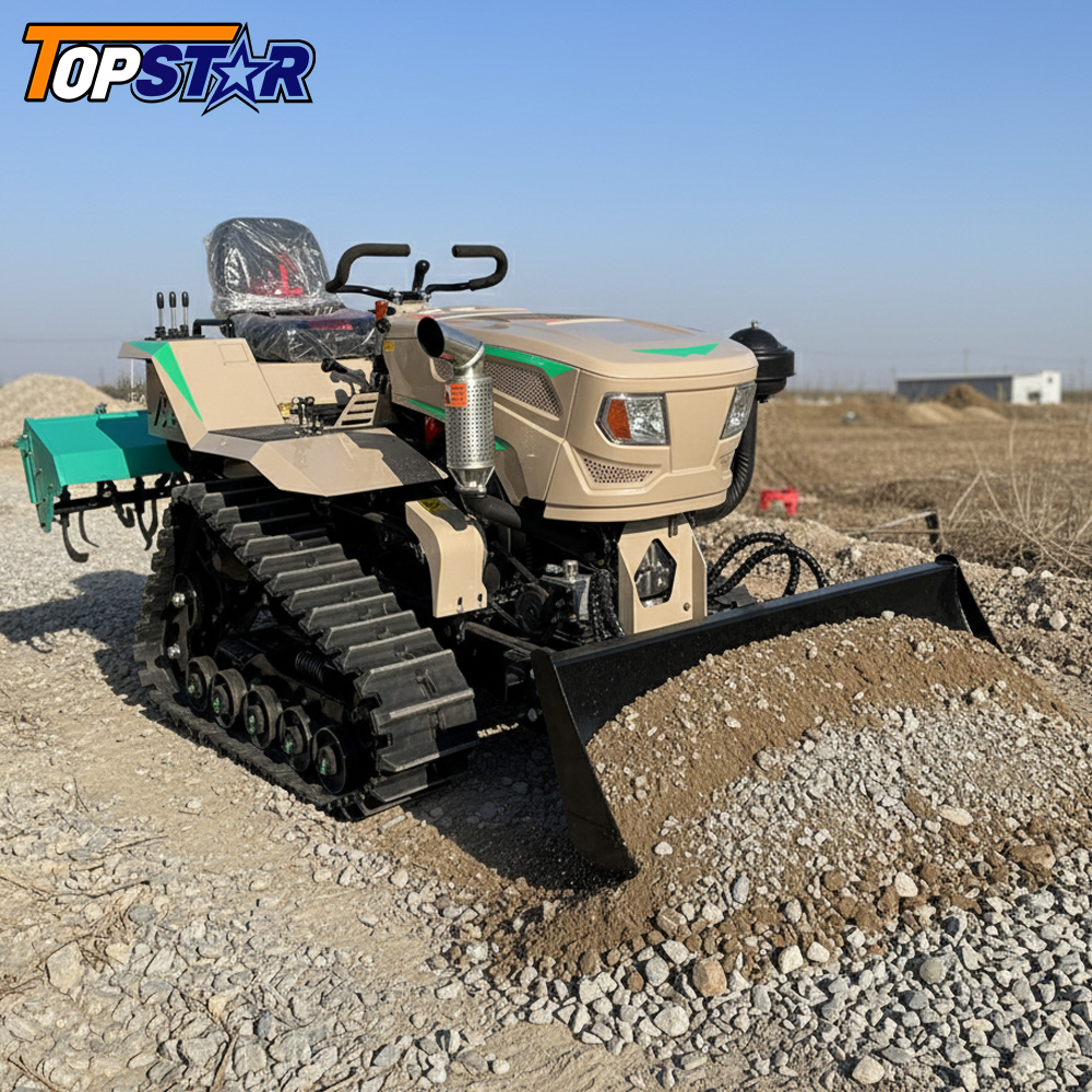 Agricultural Crawler Tractor 4 - Agriculture Farming Working 评论和价格